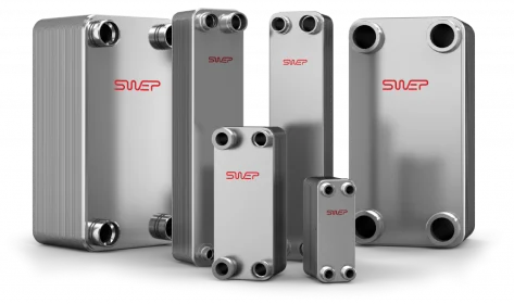 The SWEP brazed plate heat exchanger range